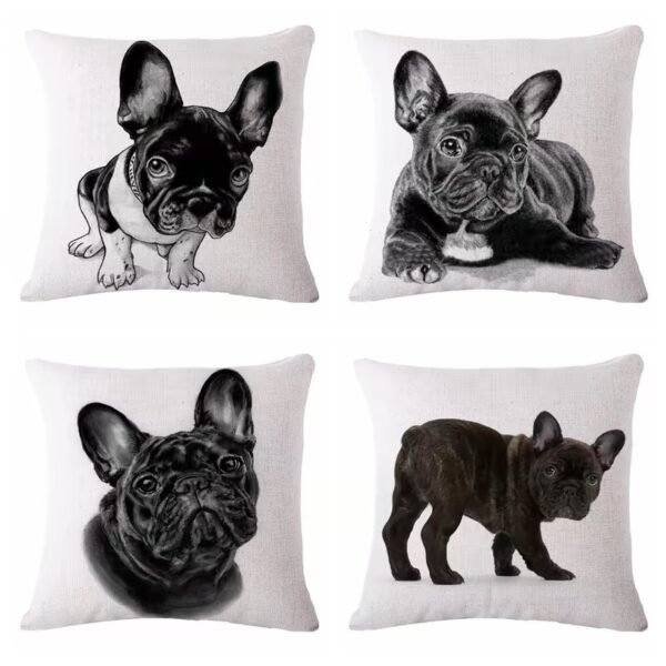 Bulldog cushion