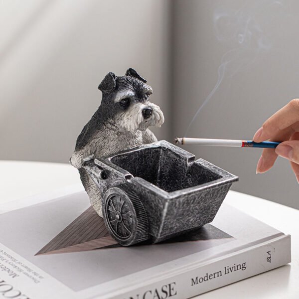 Schnauzer ashtray