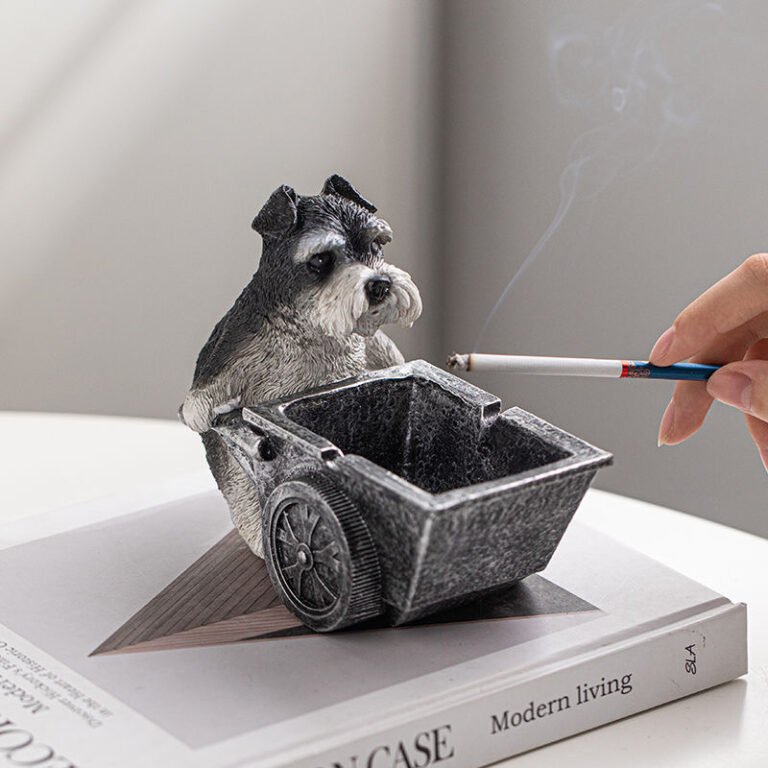 Schnauzer ashtray