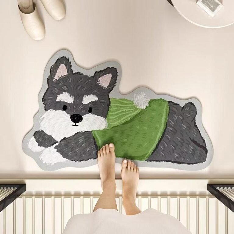 Schnauzer bath mat
