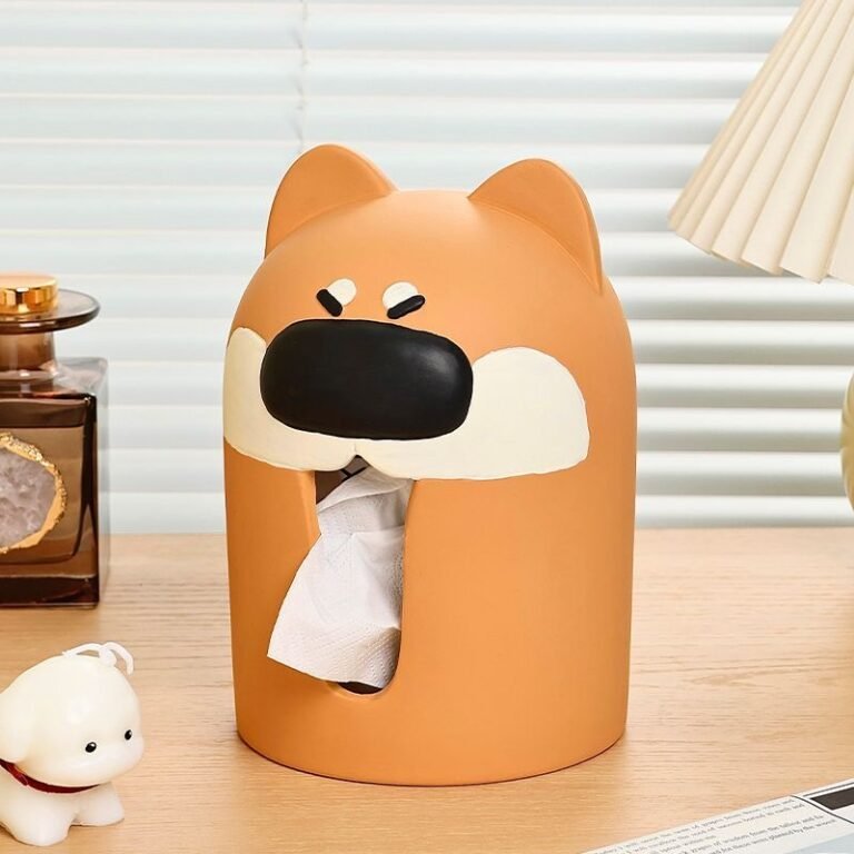 Shiba Inu Ceramic Tissue Box