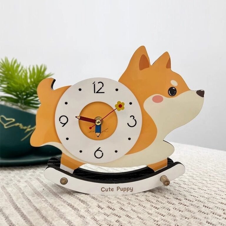 Shiba Inu Rocking Clock Ornament