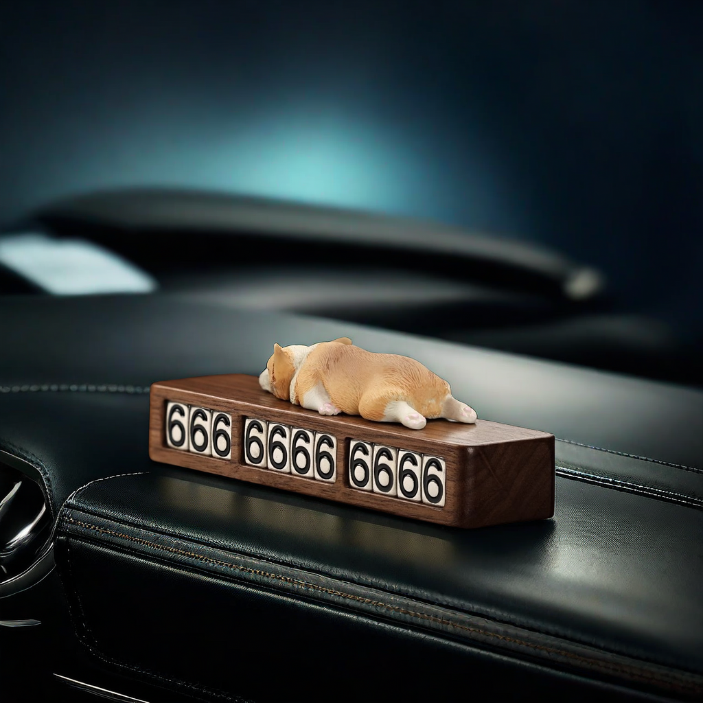 Shiba Inu mobile phone number plate