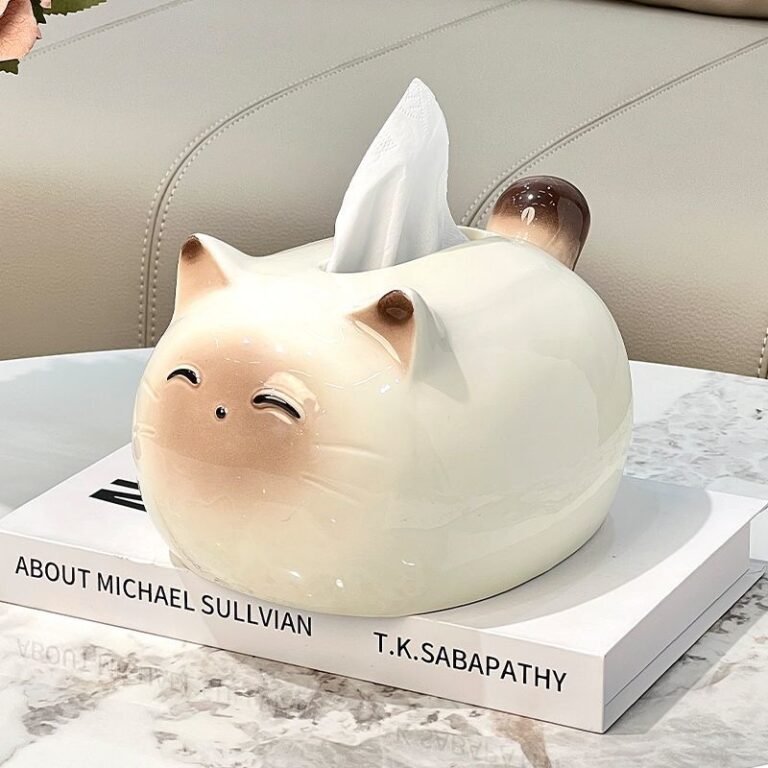 Siamese Cat Tissue Box