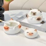 Siamese cat ashtray