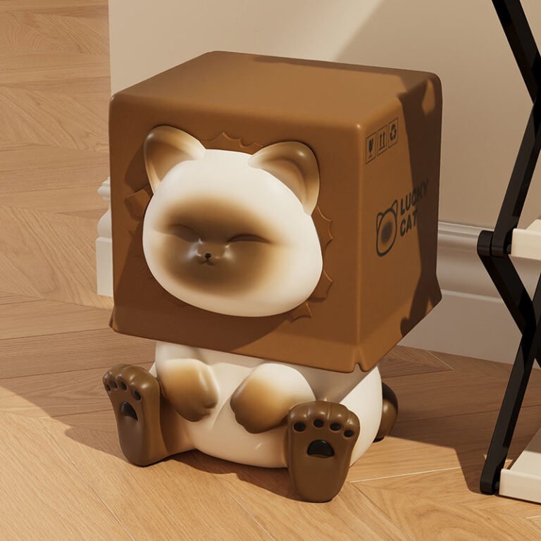 Siamese cat stool