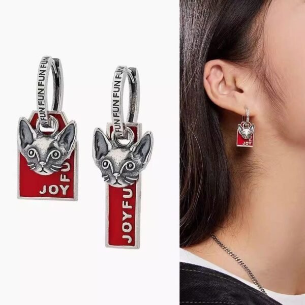 Sphynx earrings