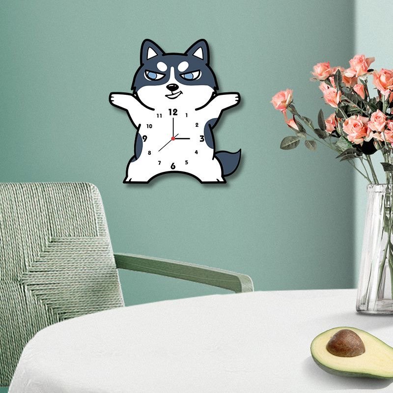 Siberian Husky Wall Clock