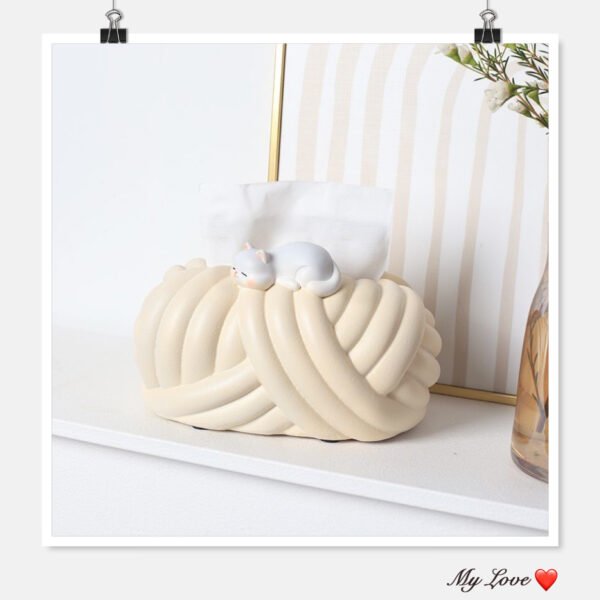 American Shorthair Tissue Box