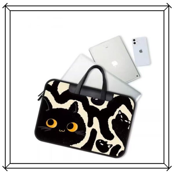 Tuxedo Cat Laptop Storage Bag