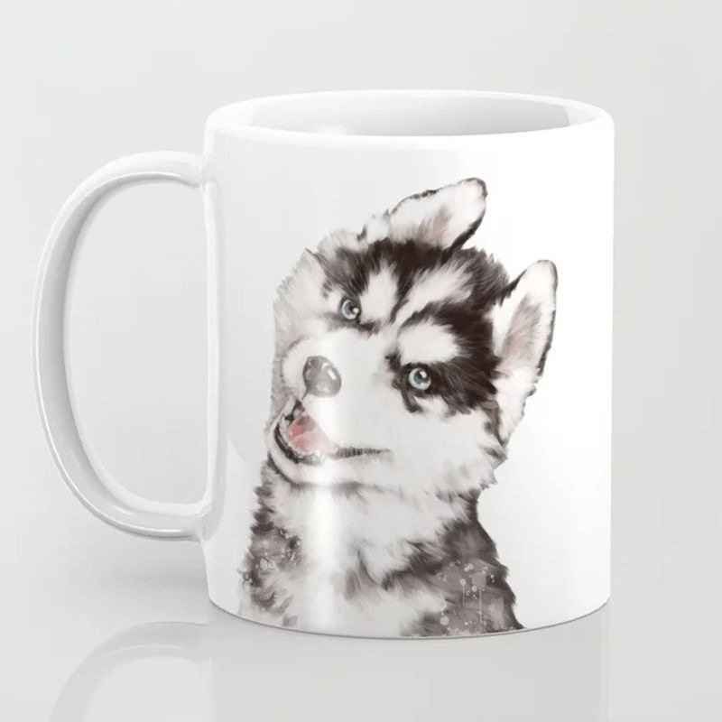 Siberian Husky Ceramic cup