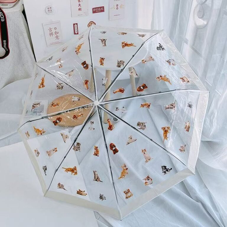 Corgi transparent umbrella