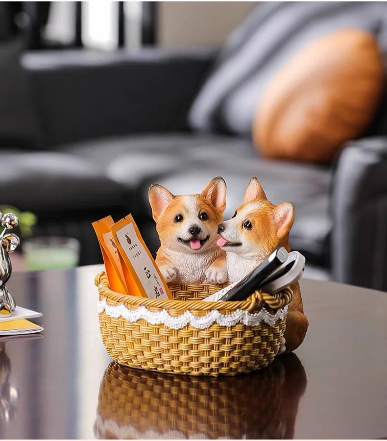 Corgi storage basket