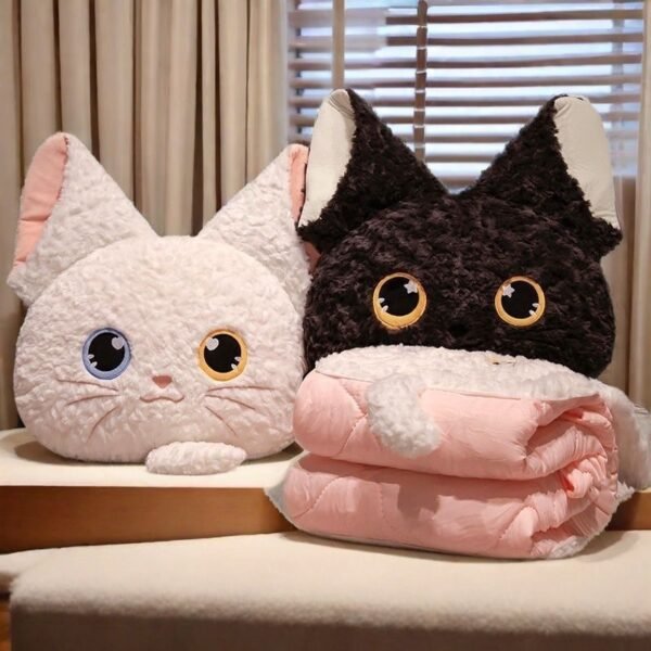 Devon Rex Cat Pillow Blanket 2-in-1