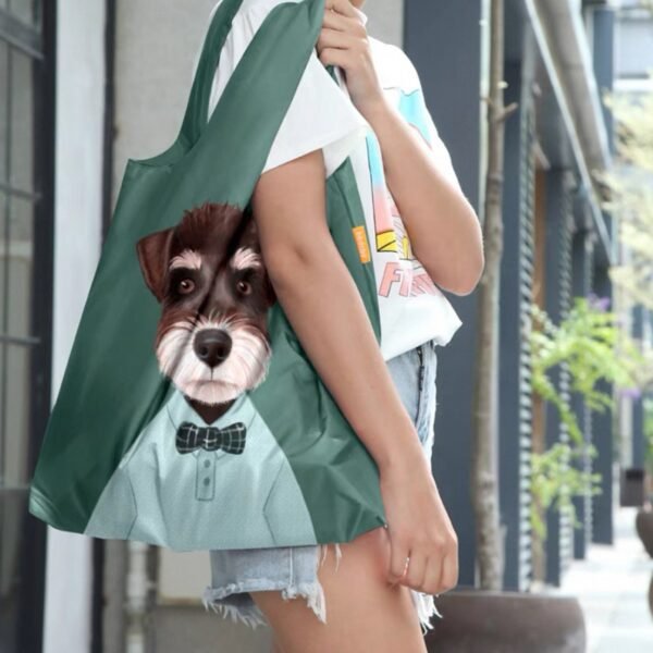 Schnauzer Waterproof Foldable Eco Bag